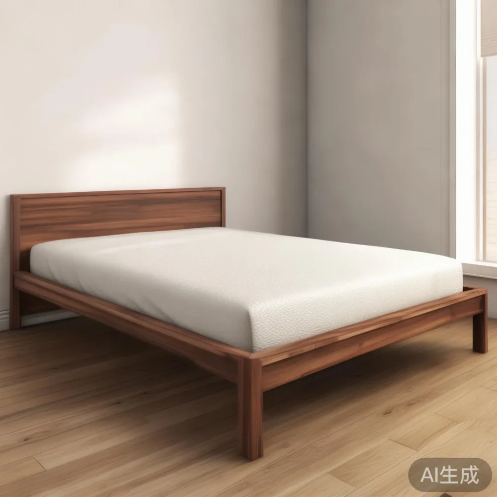 compact platform bed frame for small Singapore apartments