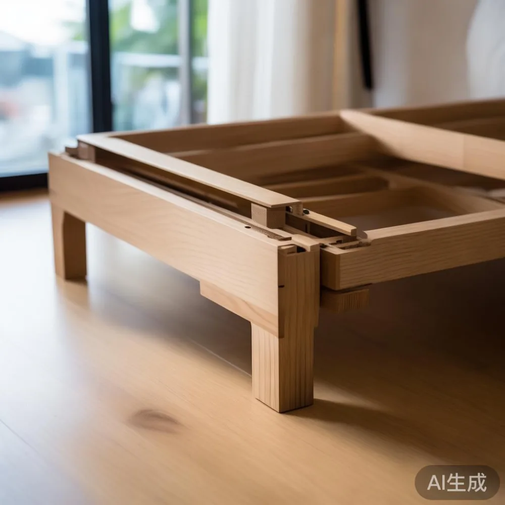 Bed Frame SG: Delivery and Assembly Realities When Buying Furniture On — detail of the base and leg construction on a bed