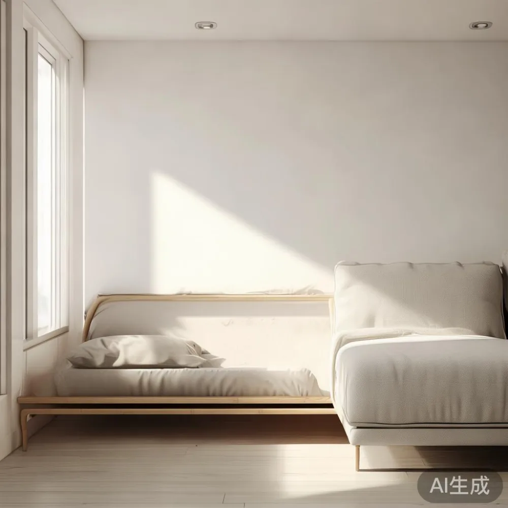 How to Choose the Right Size for a Singapore HDB Living Room — staged against a plain wall with a linen sofa ne