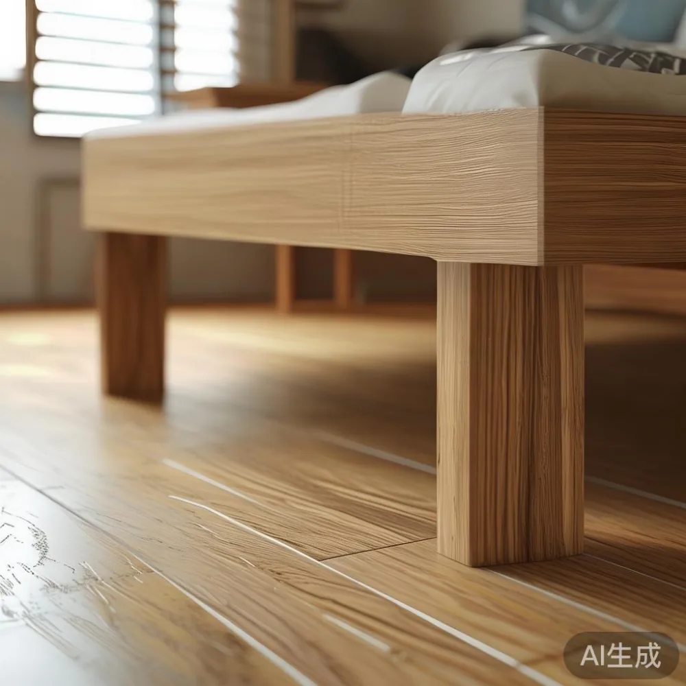 How to Choose the Right Size for a Singapore HDB Living Room — detail of the base and leg construction on a bed