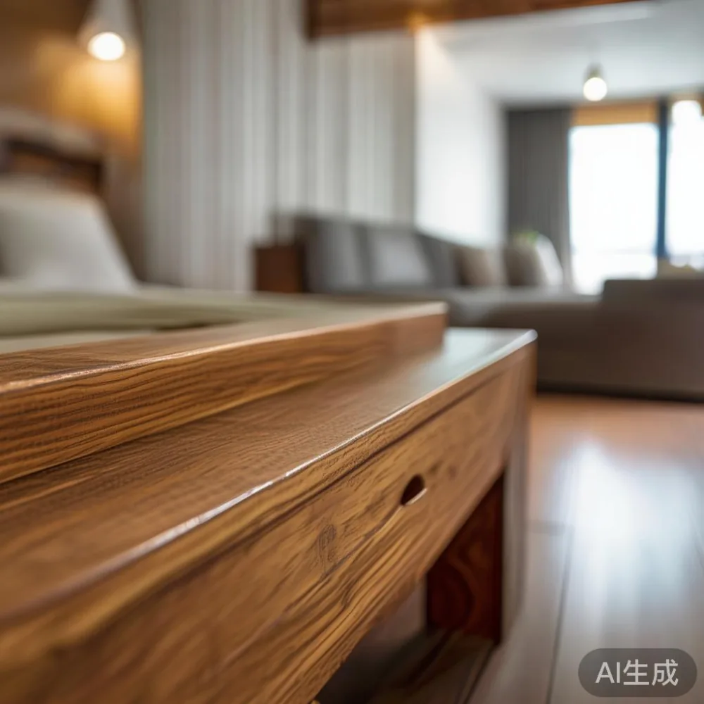 How to Choose the Right Size for a Singapore HDB Living Room — close-up of the grain and joinery detail, shallo
